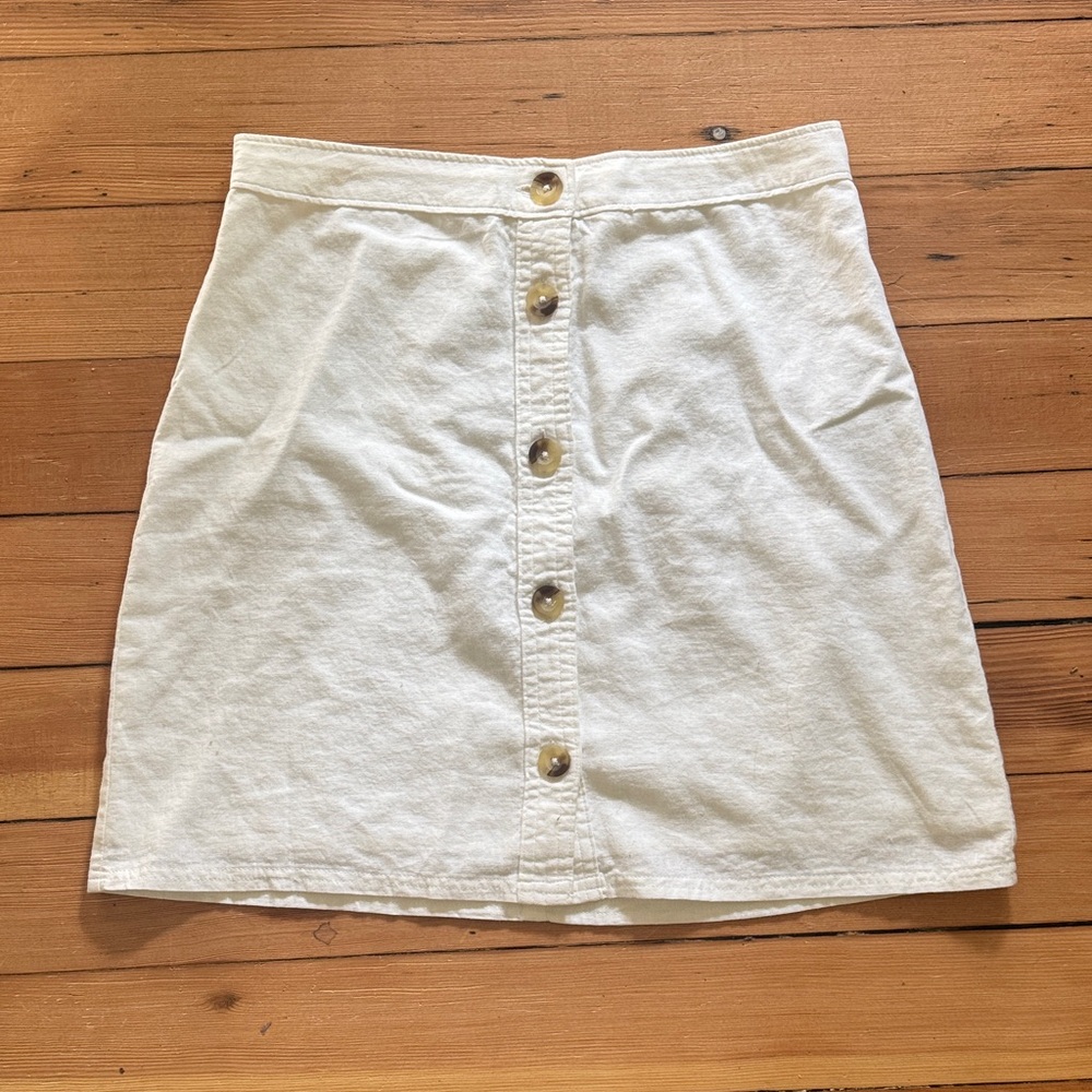 Abercrombie & Fitch White Skirt